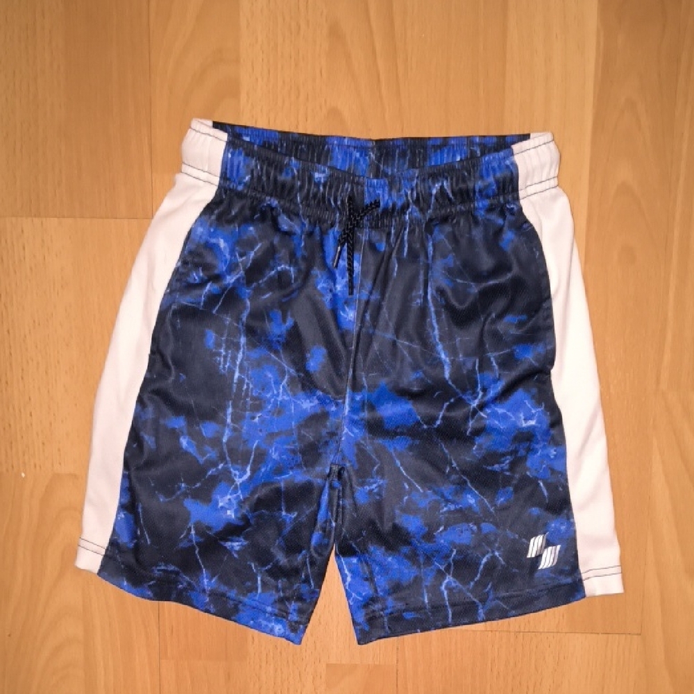 Place Sport | Stylish Blue and Black Kids' Swim Trunks